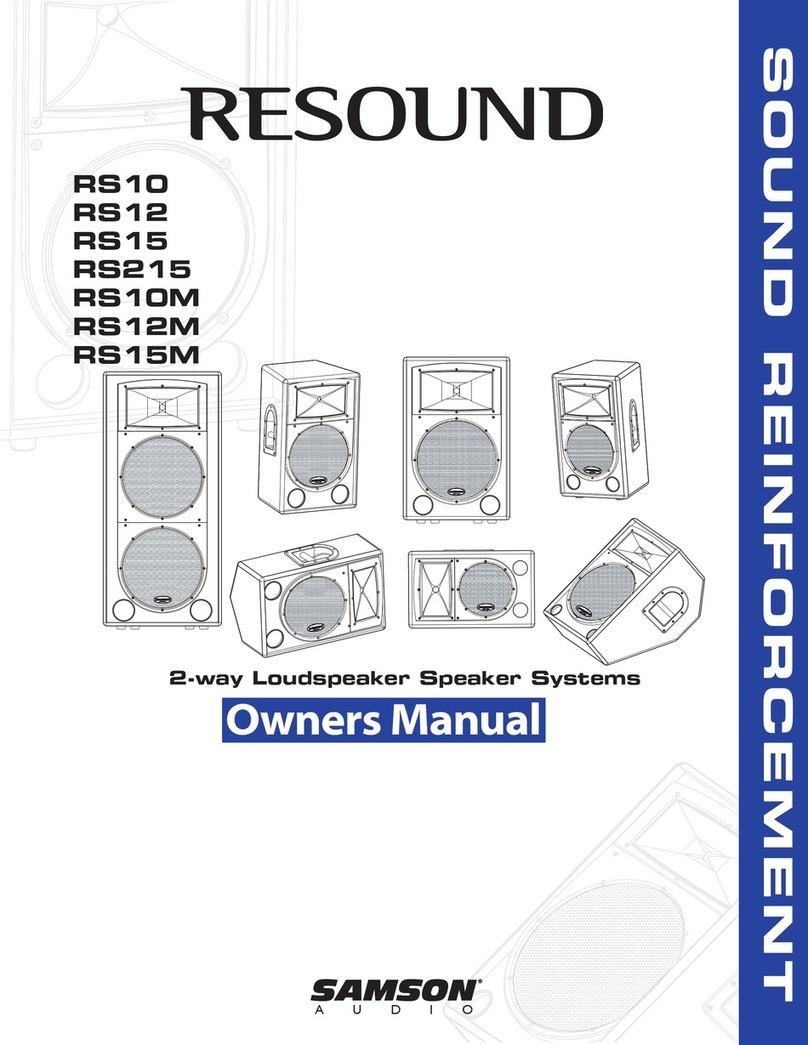 Samson Resound RS10 Bedienungsanleitung