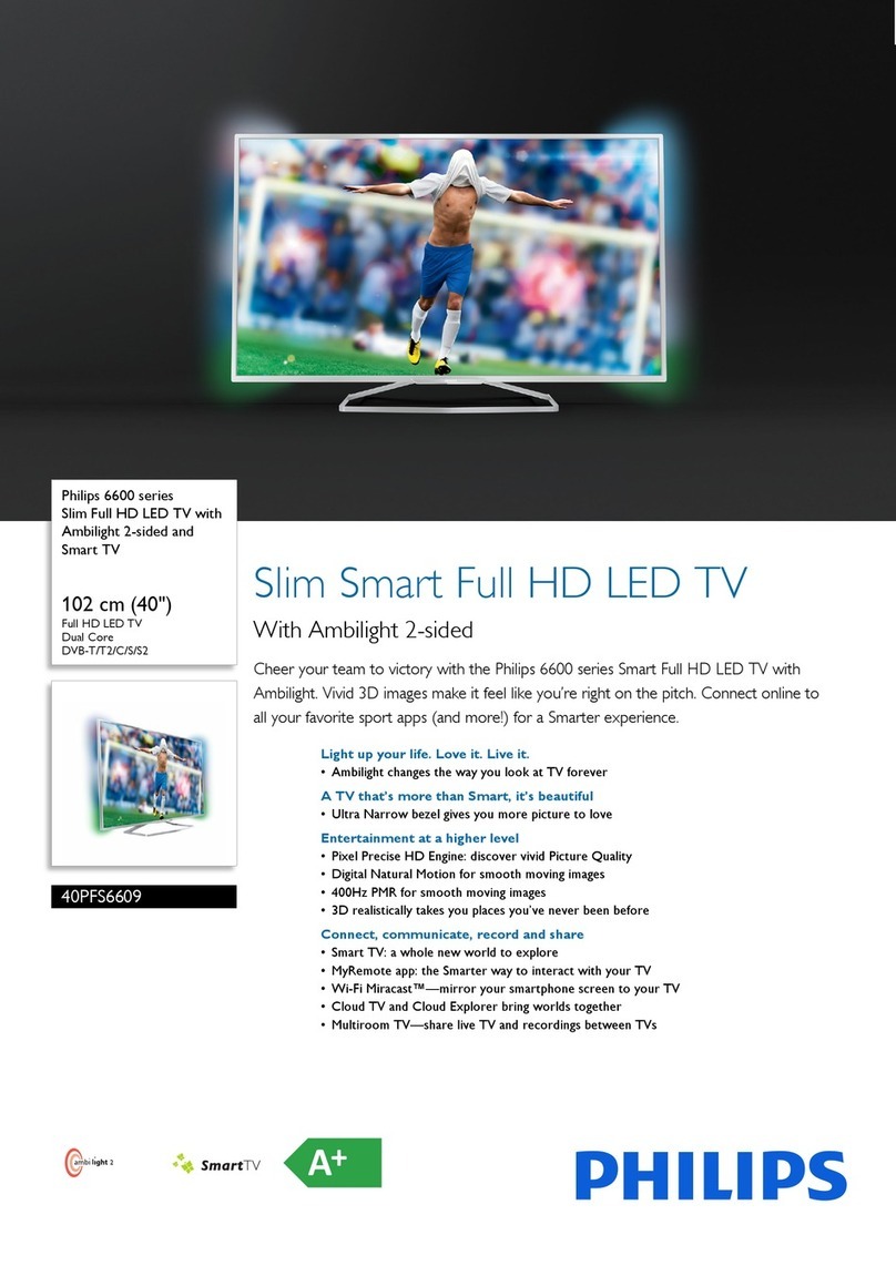 Philips 40PFS6609 Bedienungsanleitung