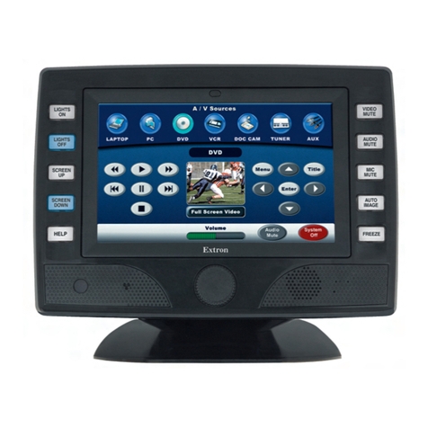 Extron electronics TLP 700MV Bedienungsanleitung