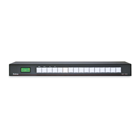 Extron electronics MCP 1000 Bedienungsanleitung