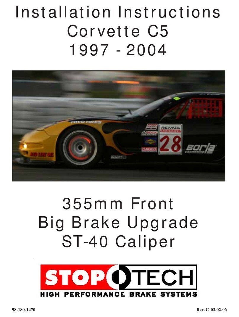 StopTech ST-40 Caliper Bedienungsanleitung