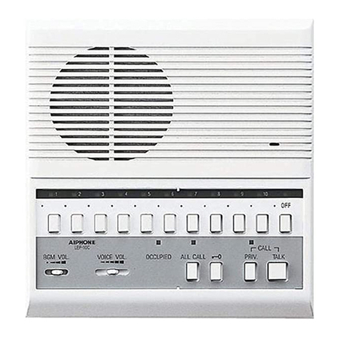 Aiphone LEF-5C Bedienungsanleitung