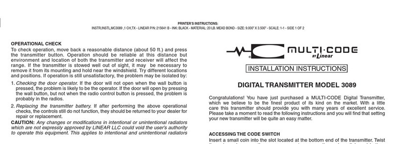 Multi-code 3089 Bedienungsanleitung