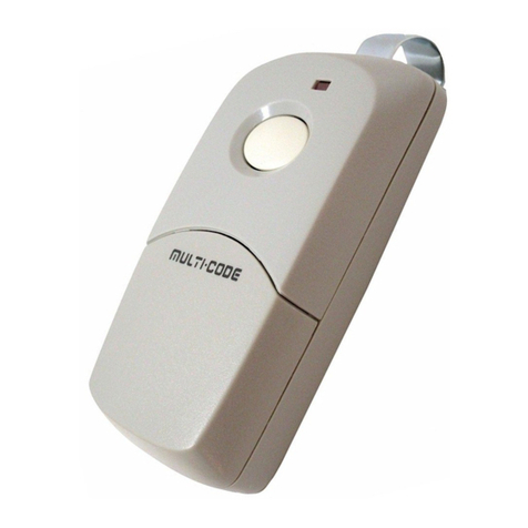Multi-code Multi-Code 3089 Bedienungsanleitung