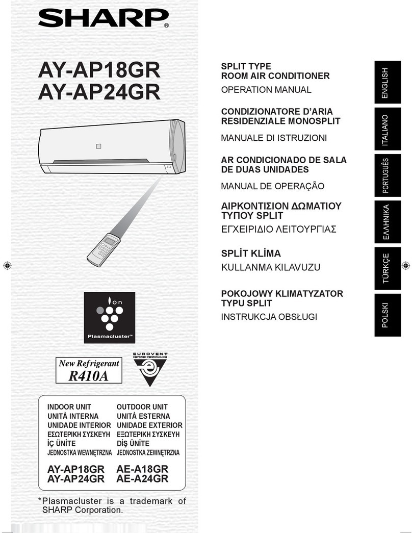 Sharp AY-AP18GR Bedienungsanleitung