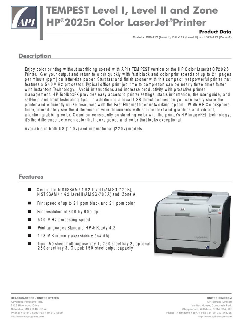 API DPT-112 Bedienungsanleitung