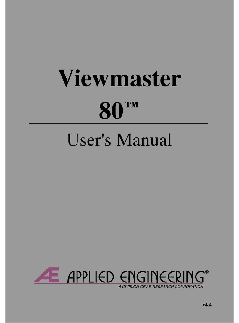 Applied Engineering Viewmaster 80 Bedienungsanleitung