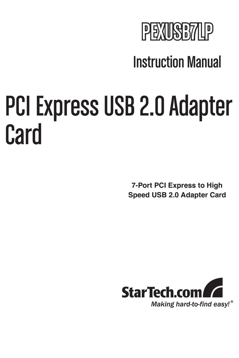 StarTech.com PEXUSB7LP Bedienungsanleitung