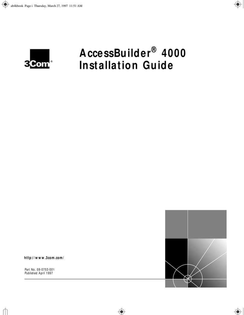3Com AccessBuilder 4000 Bedienungsanleitung