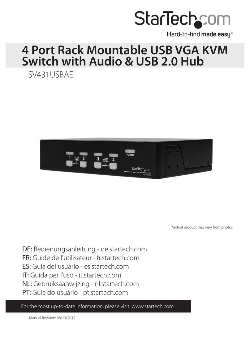 StarTech.com SV431USBAE Bedienungsanleitung