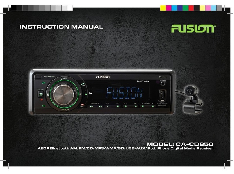 Fusion CA-CD850 Bedienungsanleitung