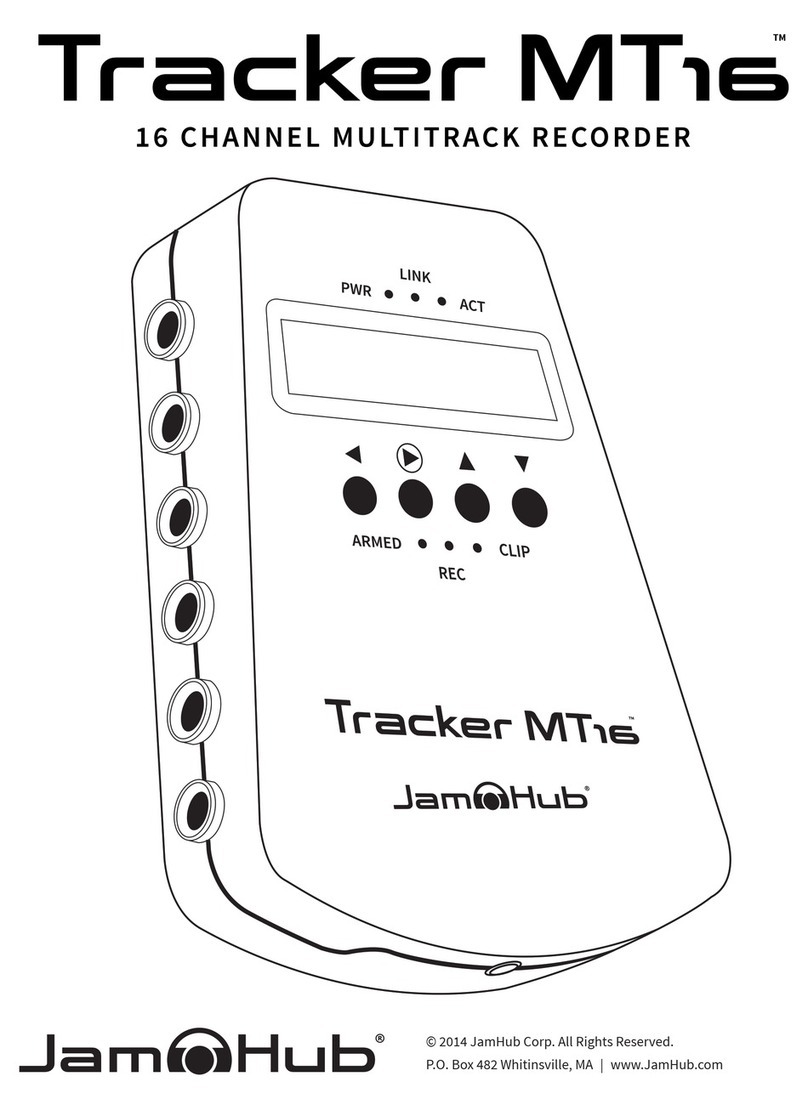 JamHub Tracker MT16 Bedienungsanleitung