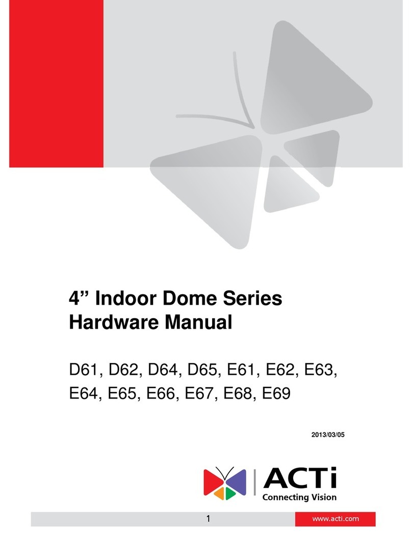 ACTi D61 Bedienungsanleitung