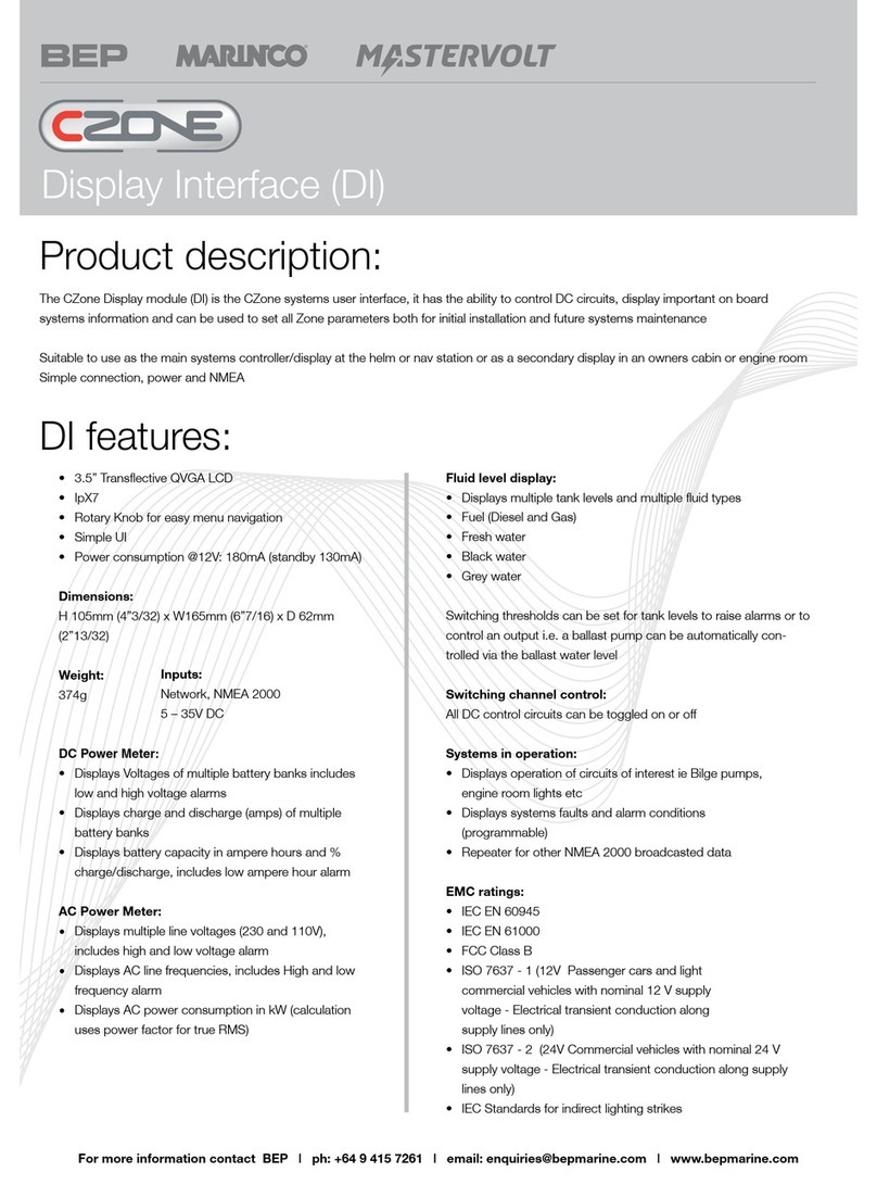 CZone Display Interface Installationsanleitung