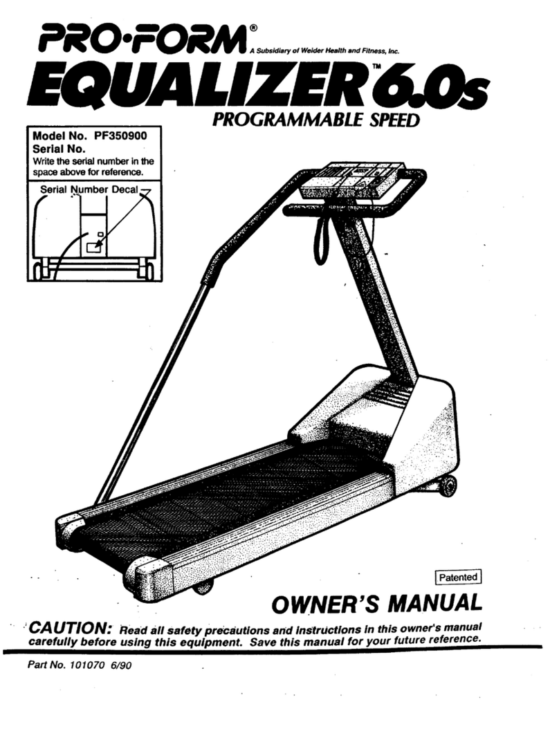 Pro-Form Equalizer 6.0s Bedienungsanleitung