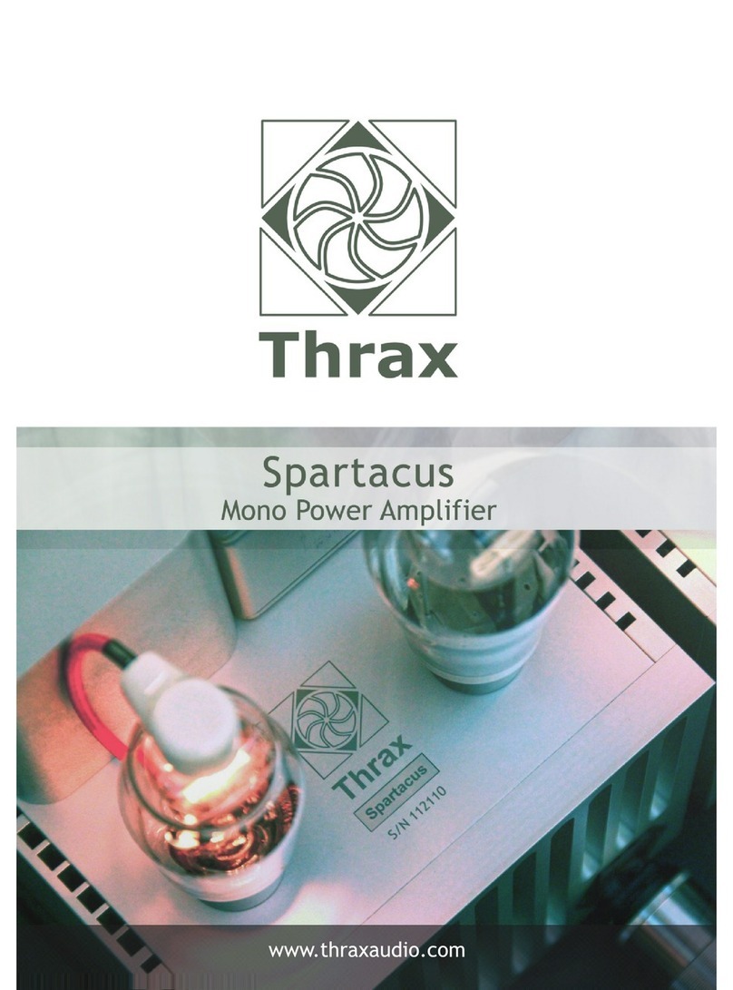 Thrax Spartacus Bedienungsanleitung