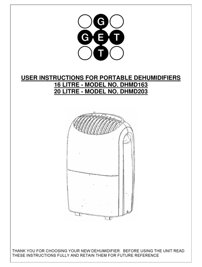 GET DHMD163 Bedienungsanleitung