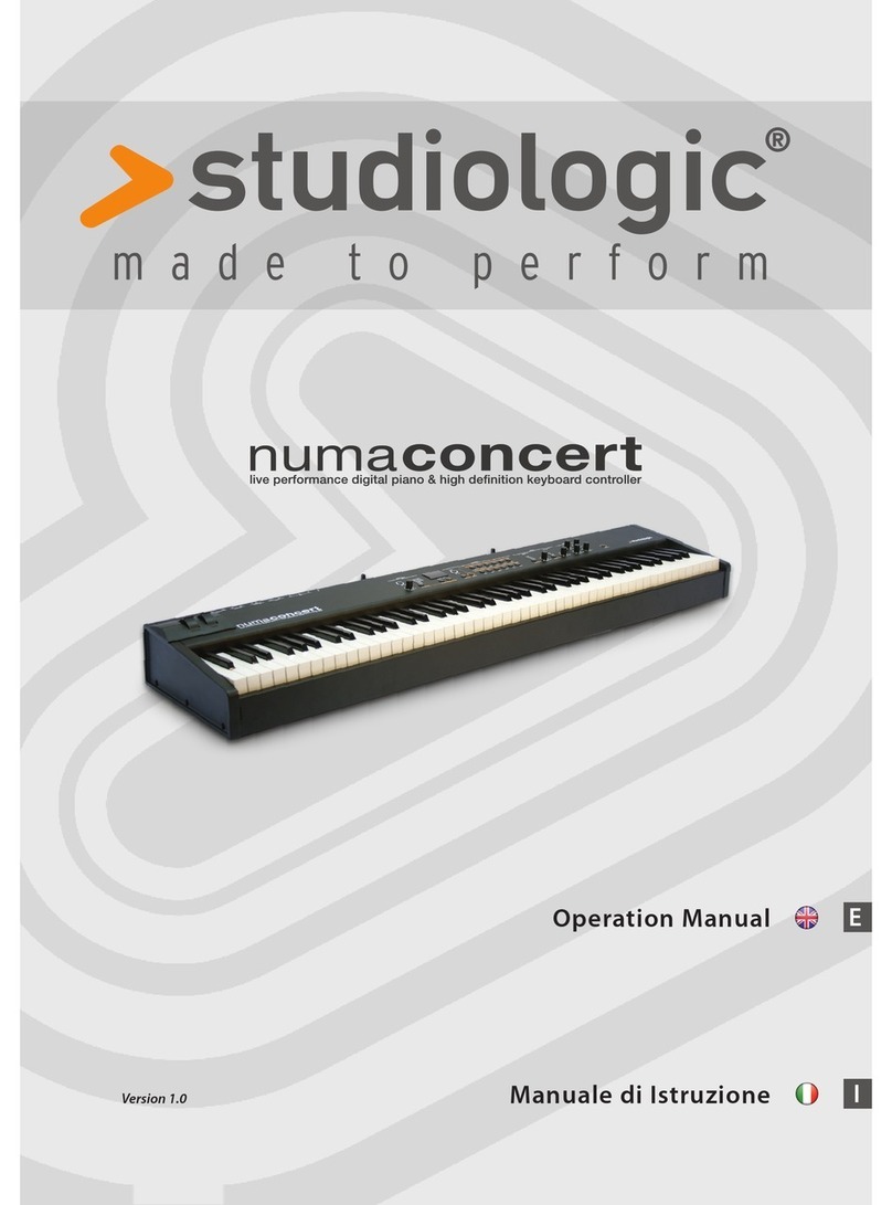 Studio Logic numaconcert Bedienungsanleitung