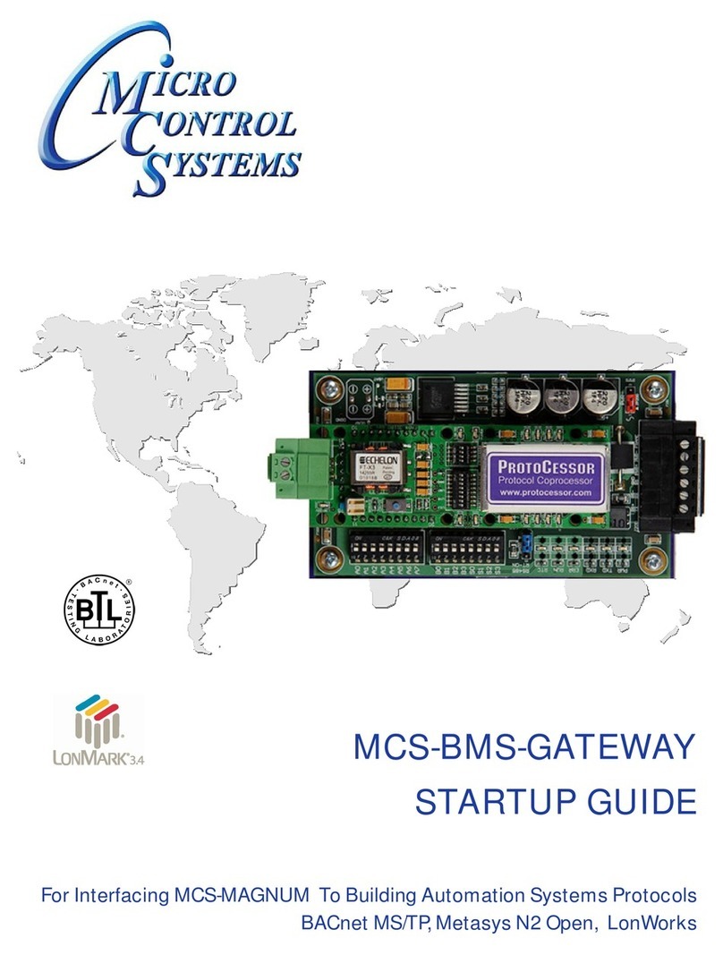Micro control systems MCS-BMS-GATEWAY Benutzerhandbuch