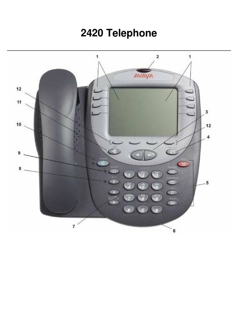Avaya IP OFFICE 2420 Bedienungsanleitung