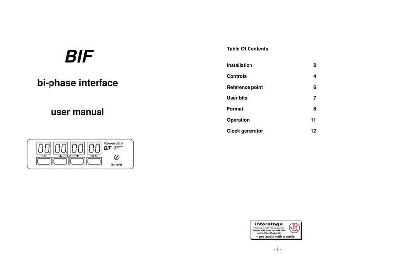 BIF bi-phase interface Bedienungsanleitung