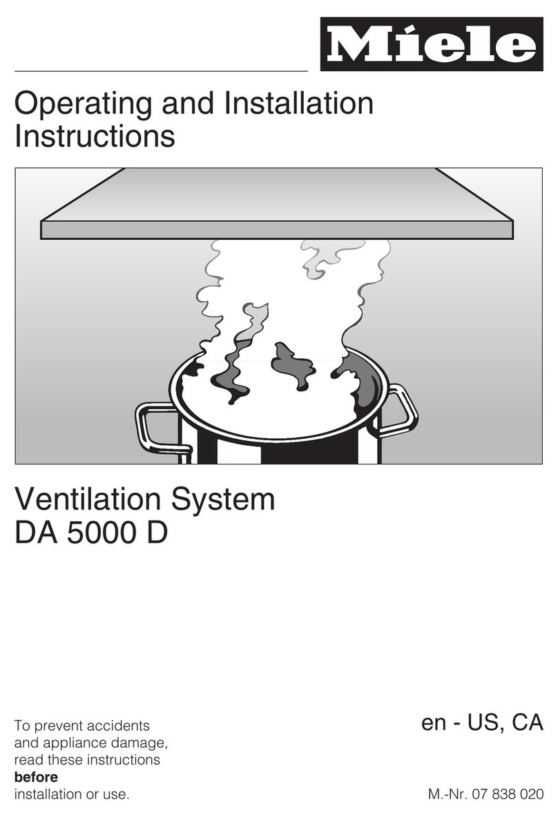 Miele DA 5000 D Bedienungsanleitung