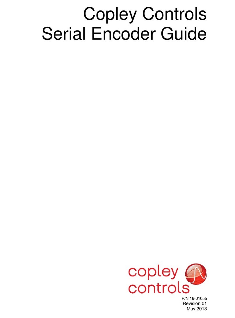 Copley Controls Serial Encoder Bedienungsanleitung