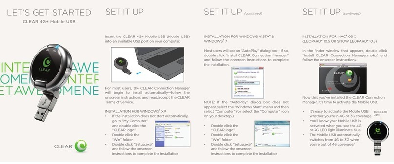 Clear Spot 4G+ Technisches Datenblatt