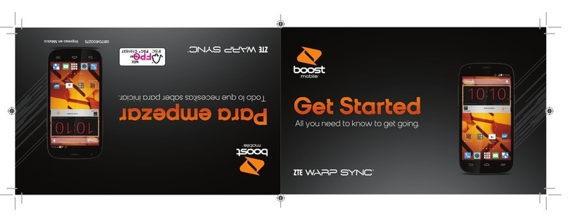 Zte Warp sync Technisches Datenblatt