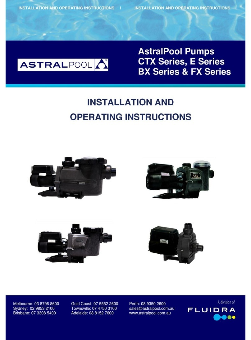Astral Pool CTX Series Bedienungsanleitung