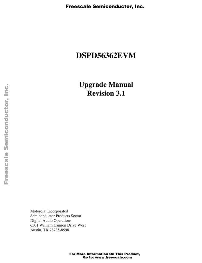 Freescale Semiconductor DSPD56362EVM Kurzanleitung