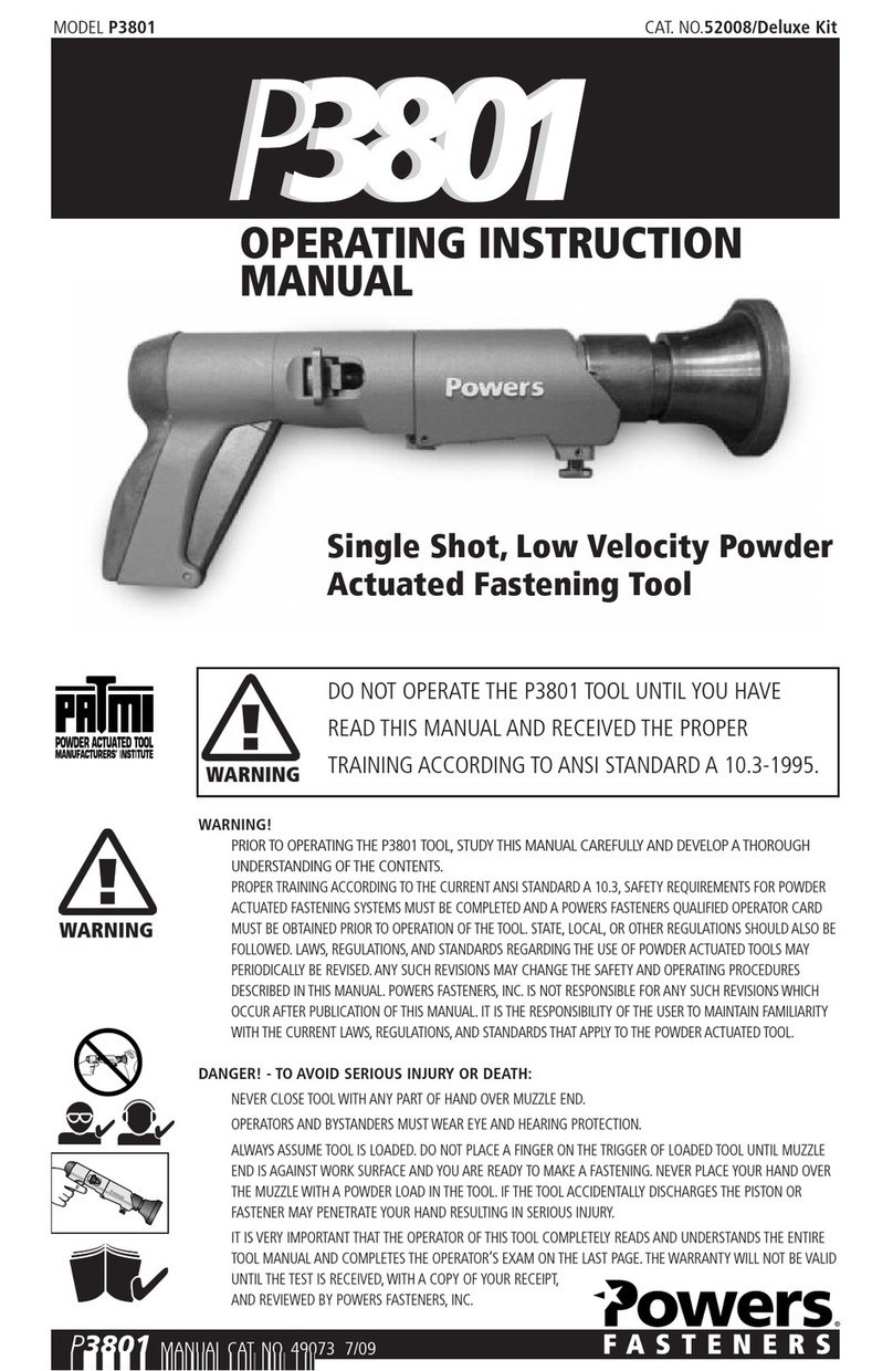 Powers P3801 Bedienungsanleitung