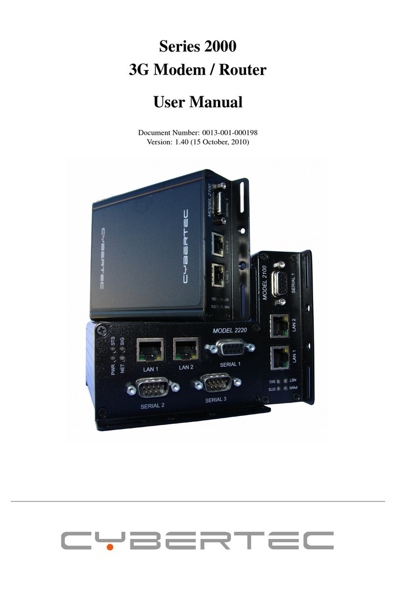 Cybertec Series 2000 Bedienungsanleitung