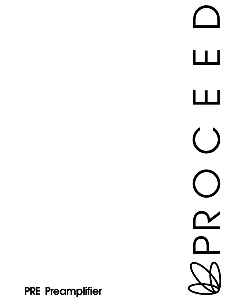 Pro ceed PRE Bedienungsanleitung