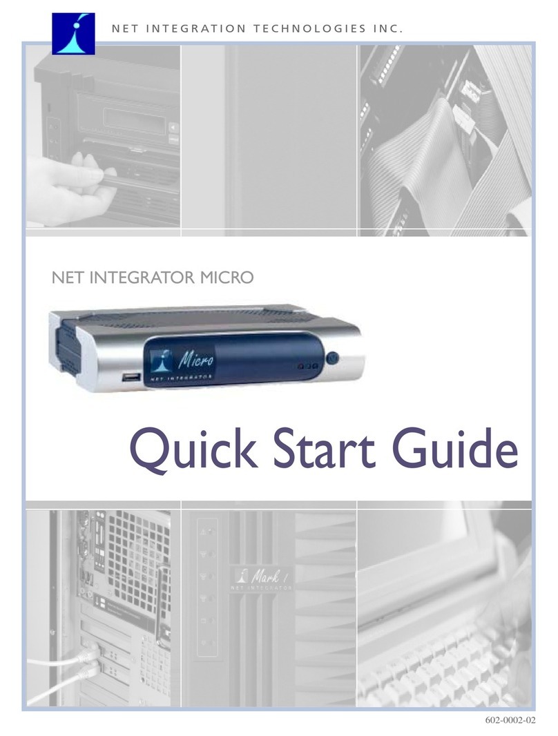 NET INTEGRATION MICRO Bedienungsanleitung
