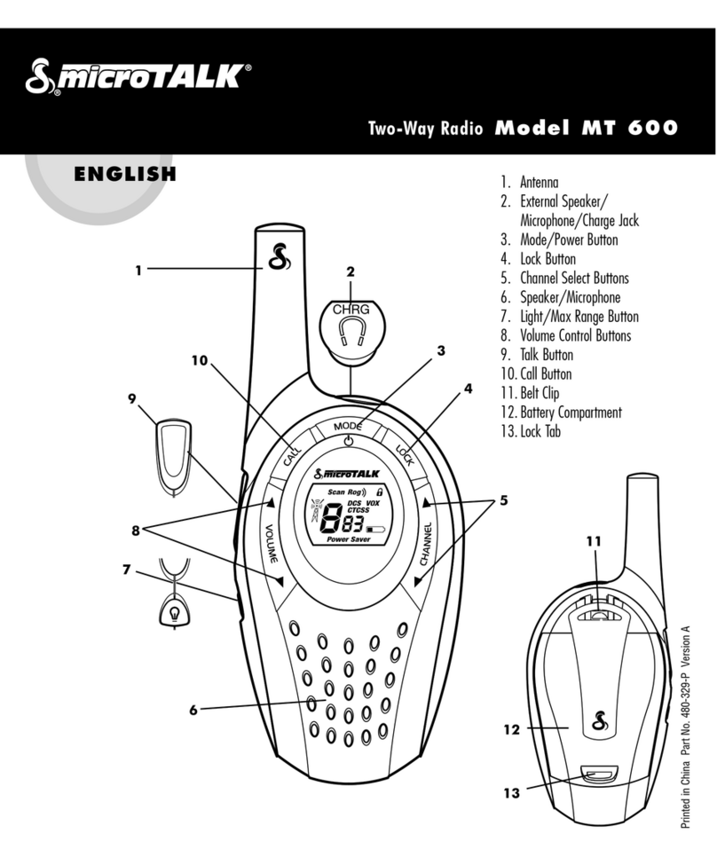 MicroTalk MT 600 Bedienungsanleitung