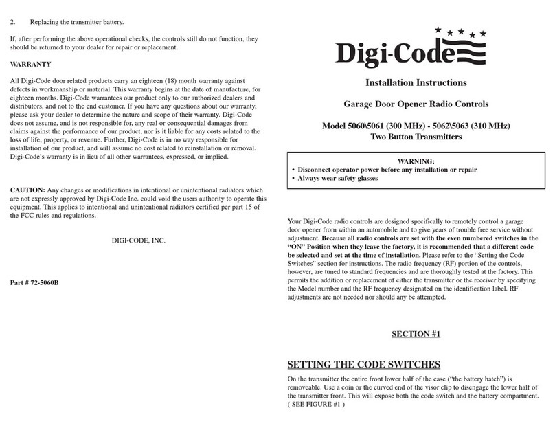 Digi-Code 5060 Bedienungsanleitung