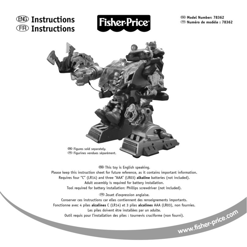 Fisher-Price PowerMax Rescue Heroes Ultimate Robotic Vehicle... Bedienungsanleitung