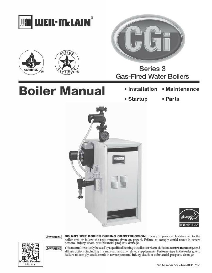 Weil-McLain CGi Series 3 Produkthandbuch