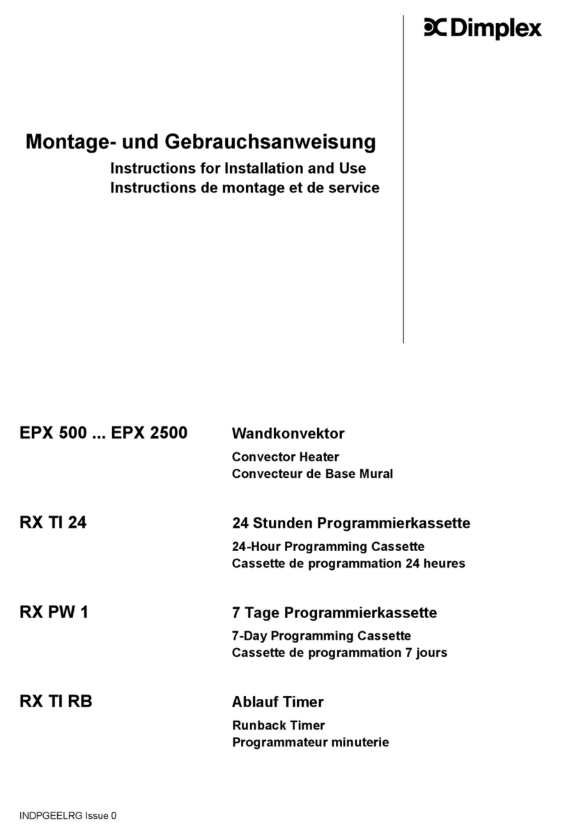 Dimplex RX TI RB Bedienungsanleitung
