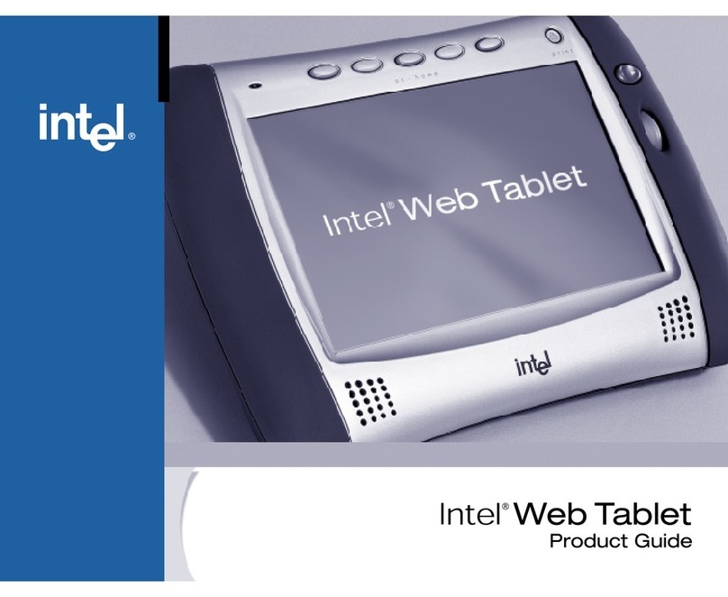 Intel Web Tablet Bedienungsanleitung