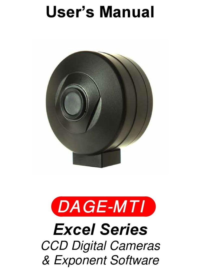 DAGE-MTI Excel Series Bedienungsanleitung