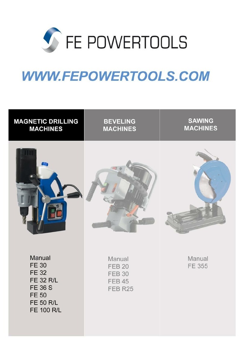 FE Powertools FE 100 R/L Bedienungsanleitung