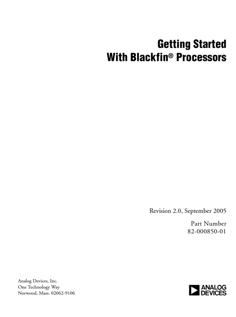 Analog Devices Blackfin Bedienungsanleitung