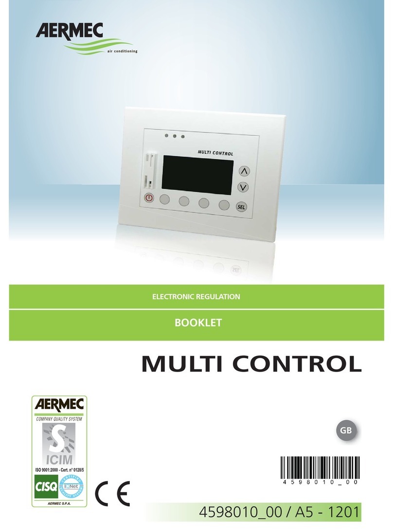 AERMEC MULTI CONTROL Installations- und Betriebshandbuch