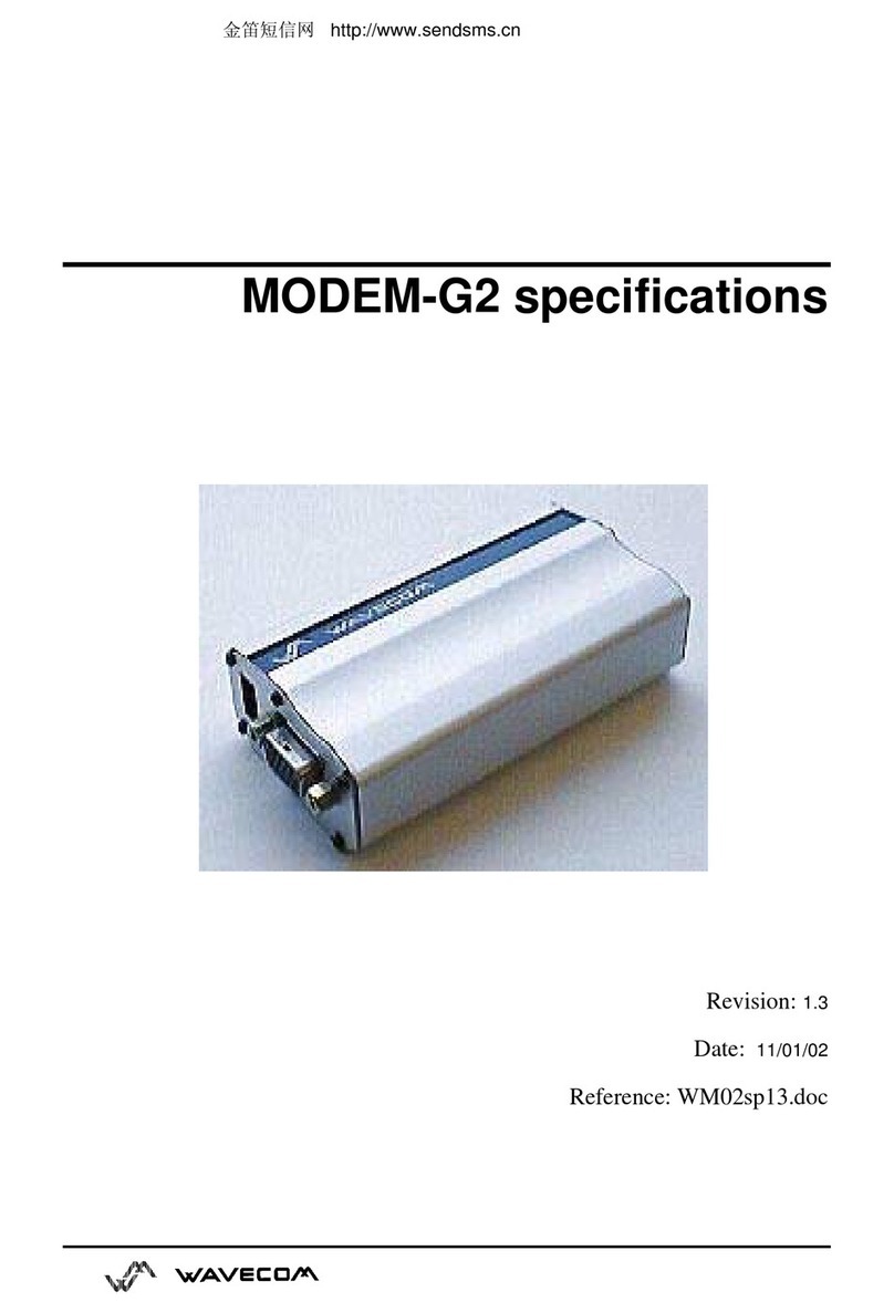 Wavecom G2 Bedienungsanleitung