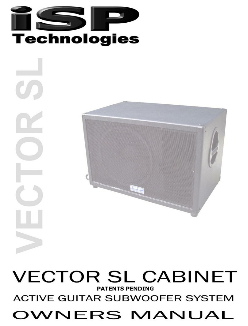 iSP Technologies Vector SL Bedienungsanleitung