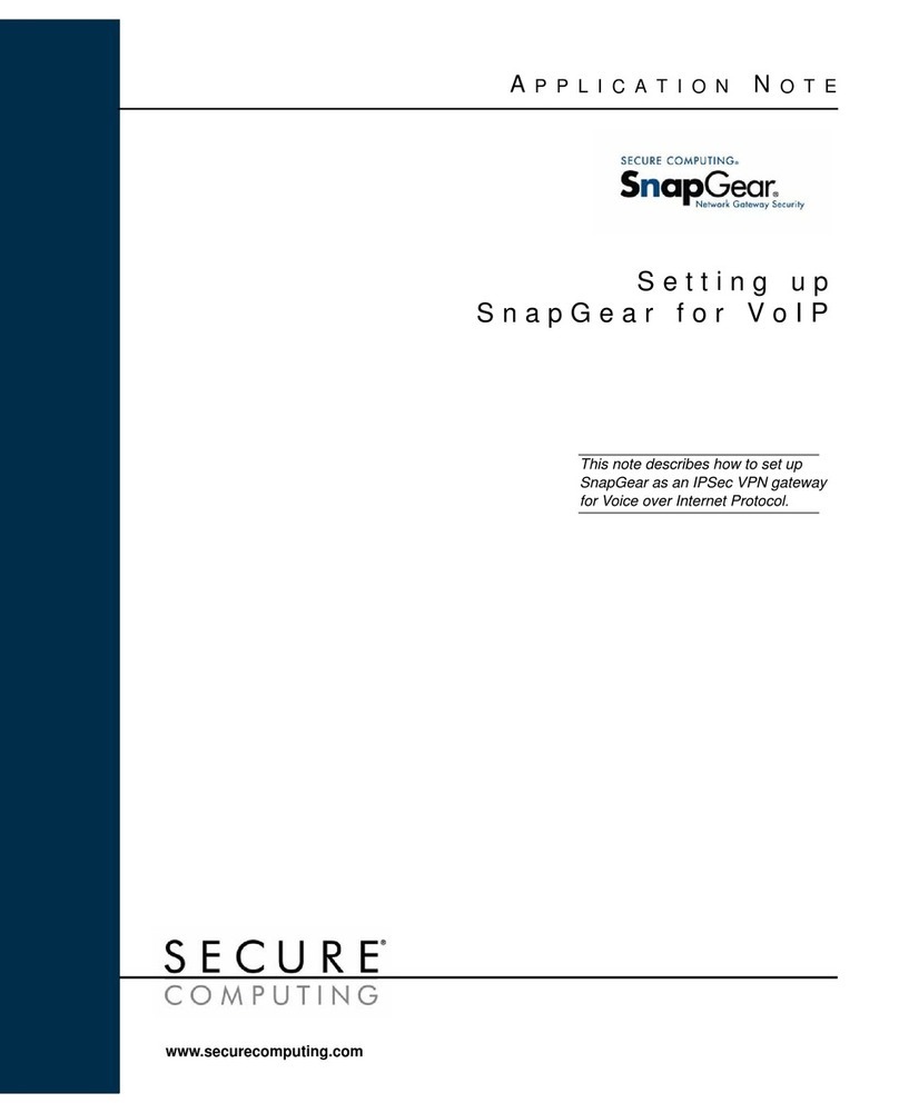 Secure Computing SnapGear Montage- und Bedienungsanleitung