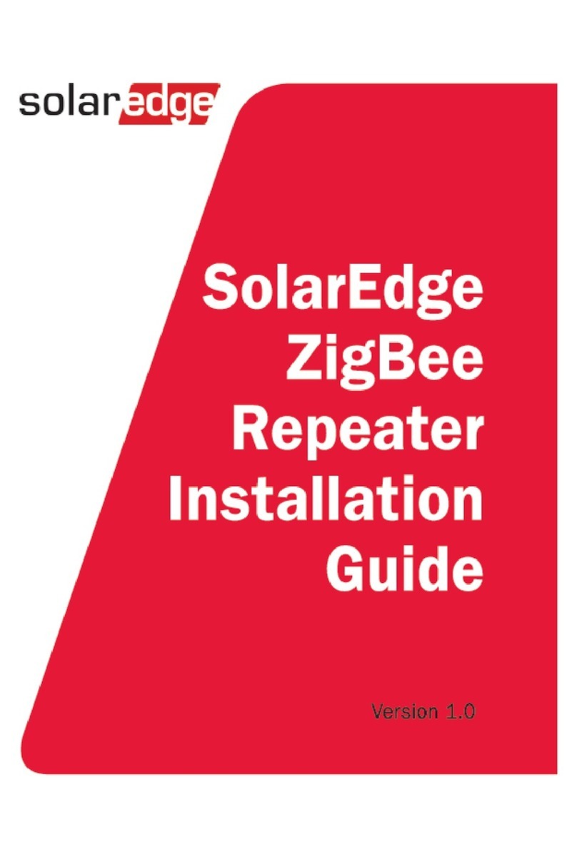 SolarEdge ZigBee Bedienungsanleitung