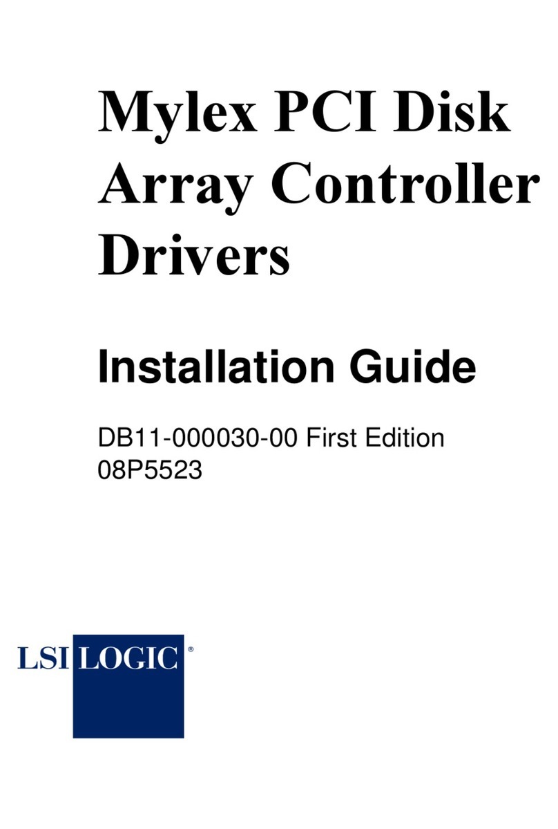 LSI Mylex PCI Disk Array Controllers Driver Bedienungsanleitung